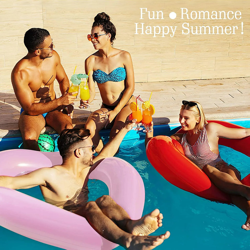 Pink Inflatable Pool Float P57660