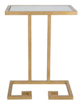 Gold/White Accent Table Z571