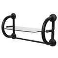 Matte Black 3-in-1 Grab Bar Towel Shelf O24081