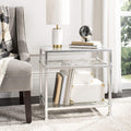 Gold Leaf Glass Side Table O393039