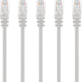 Cat6 Ethernet Cable 10 ft (20-Pack) White Q79974