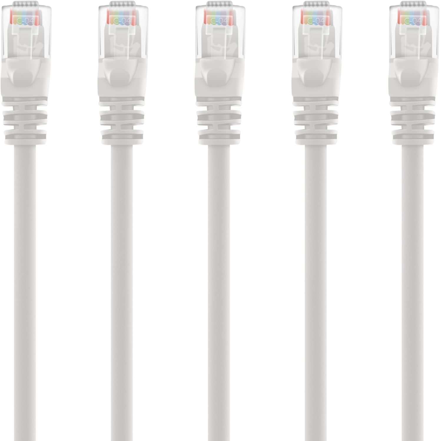 Cat6 Ethernet Cable 10 ft (20-Pack) White Q79974