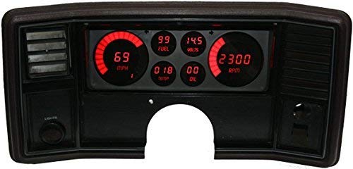Red LED Digital Dash Gauge Panel Z668372