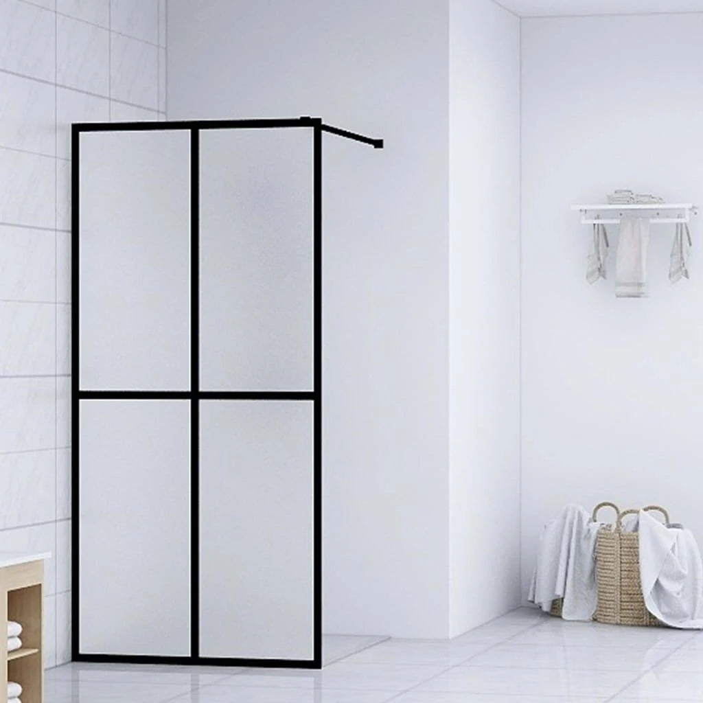 Walk-In Shower Screen Tempered Glass 39.4x22x76.8x22 Z546457