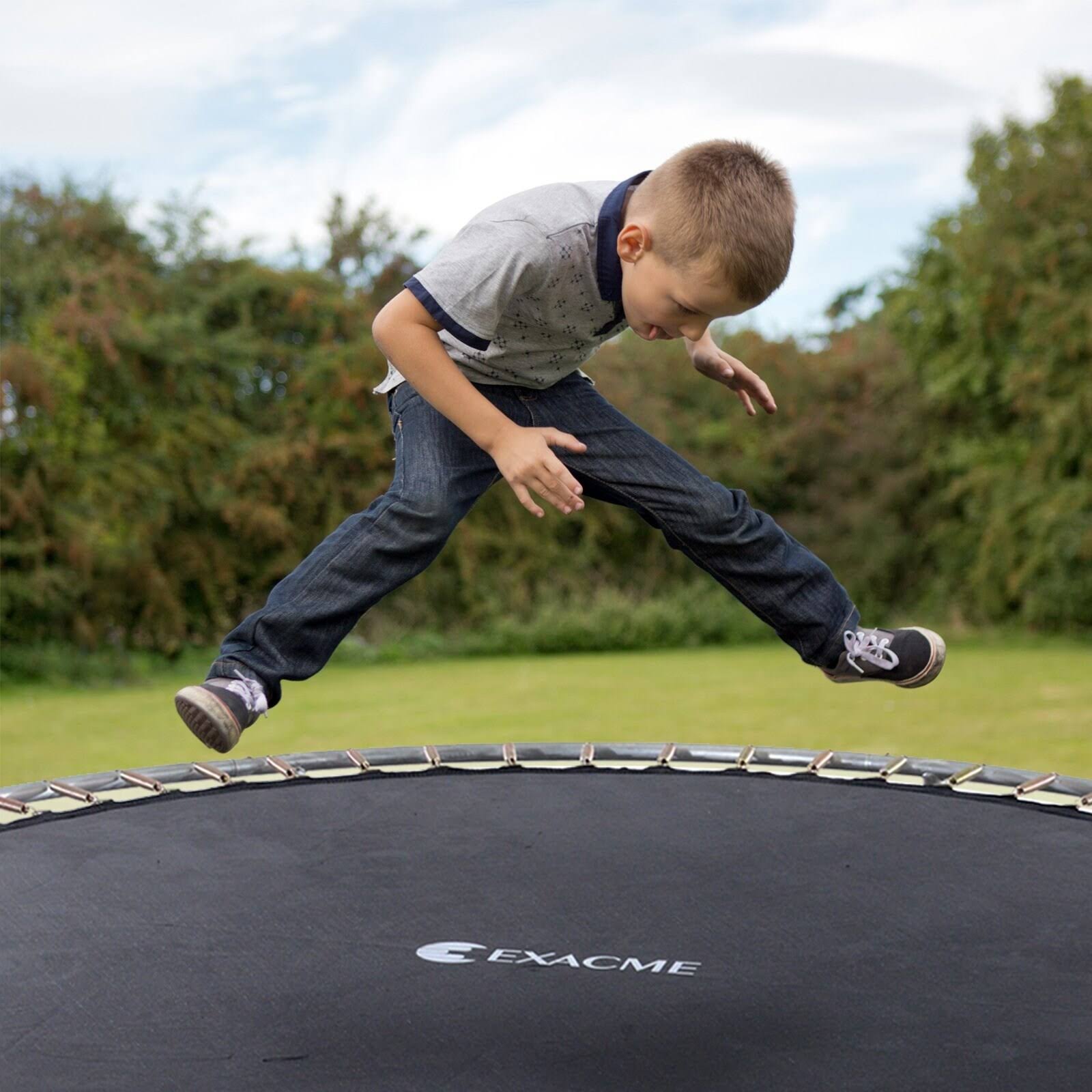 13ft Round Trampoline with Basketball Hoop Safety Enclosure Pad Ladder J79079