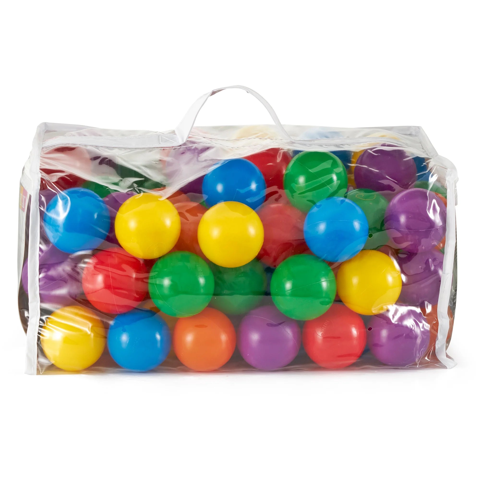 100 Large & 100 Small Plastic Multi-Colored Balls Z820