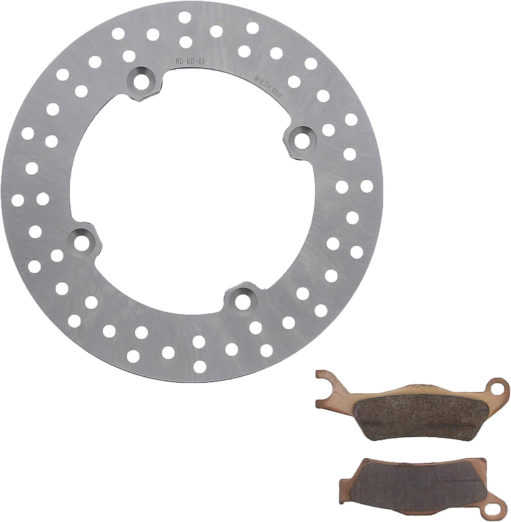 Rear Brake Rotor and Brake Pads Pack of 2 M86731