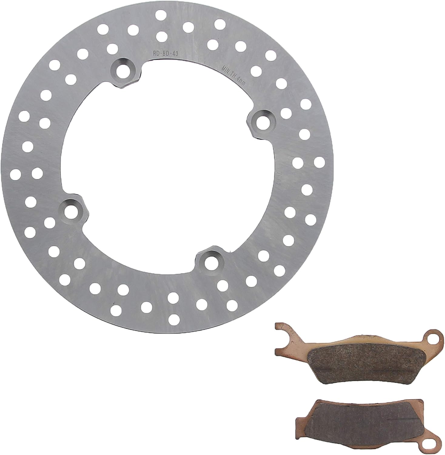 Rear Brake Rotor and Brake Pads Pack of 2 M86731