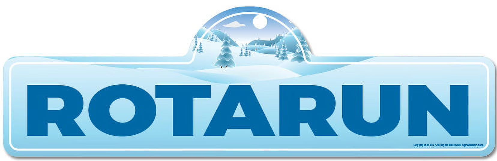 Street Sign Skiing Skier Snowboarder Décor X8702