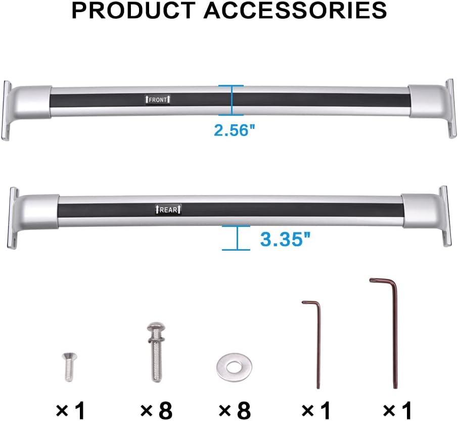 Roof Rack Crossbar for Jeep Grand Cherokee L 2021 2022 D94748