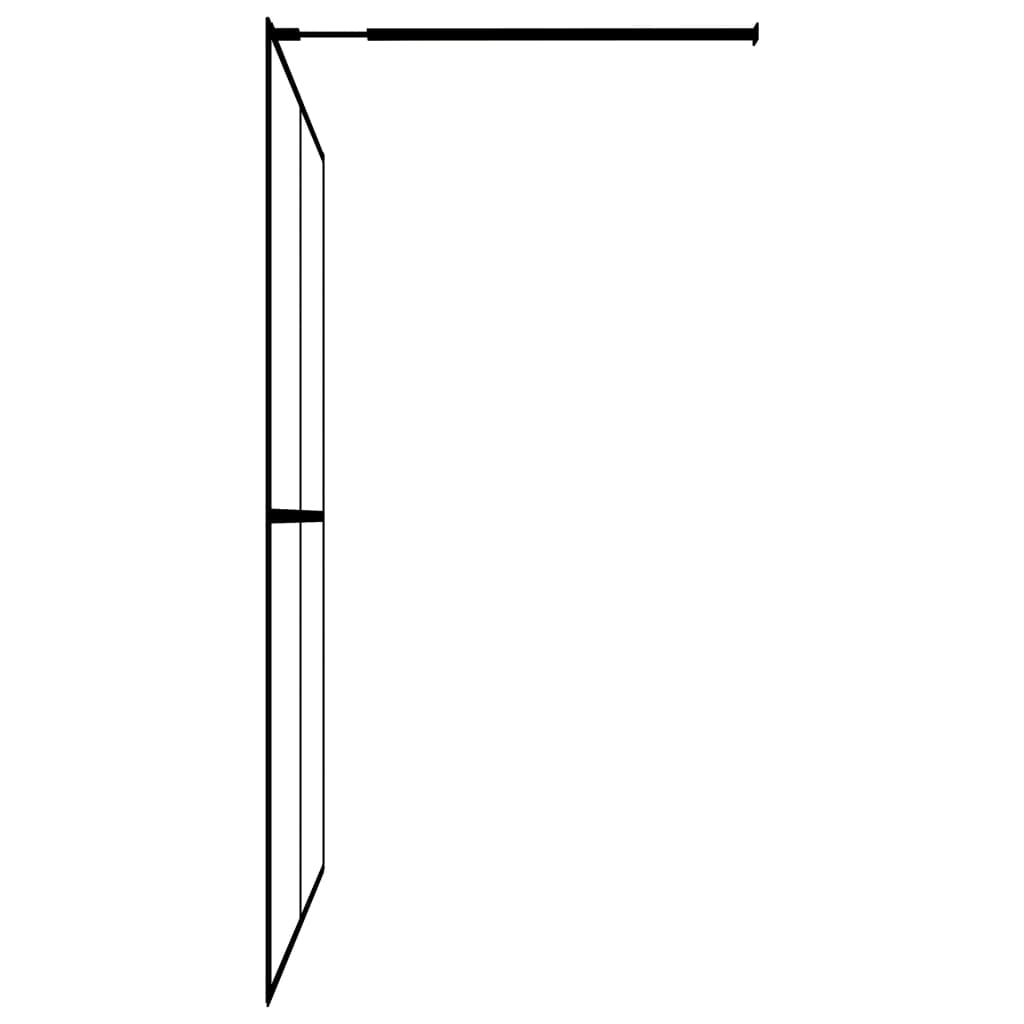 Walk-In Shower Screen Tempered Glass 39.4x22x76.8x22 Z546457