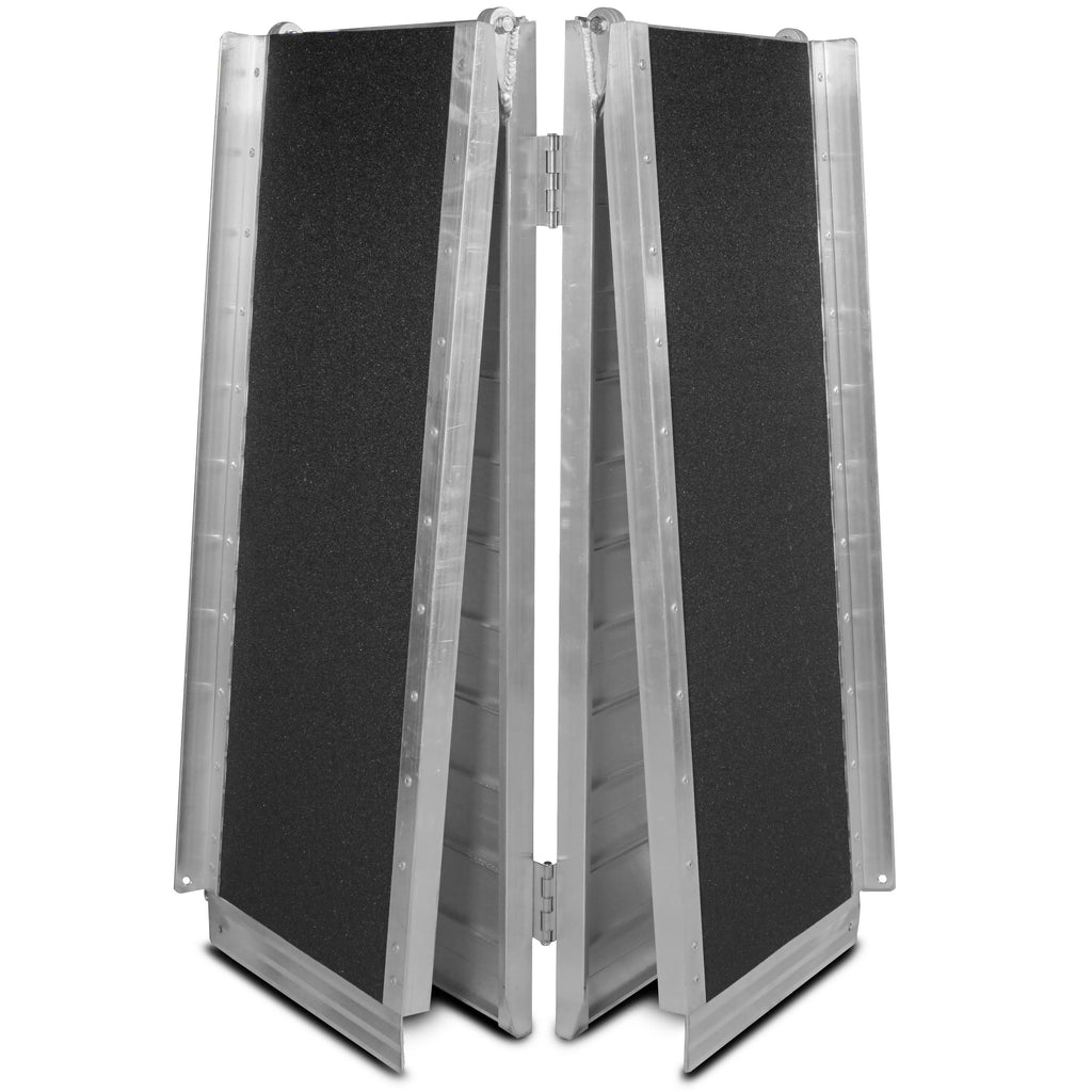 Aluminum Multifold Wheelchair Scooter Mobility Ramp Portable 72x22 D655