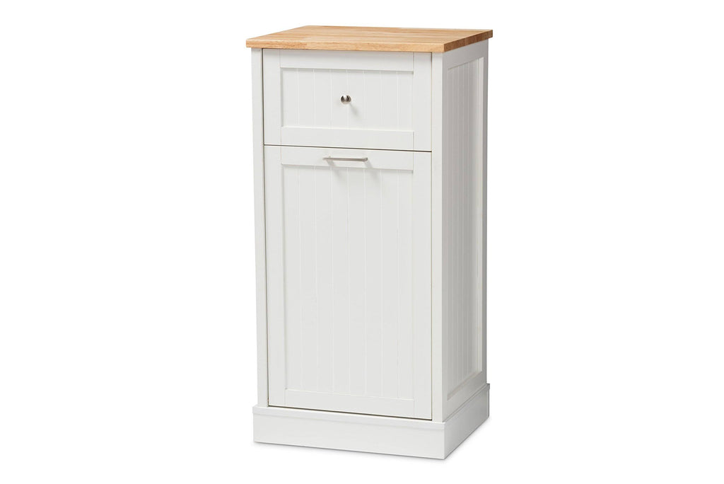 White/Oak Brown Kitchen Cabinet F801