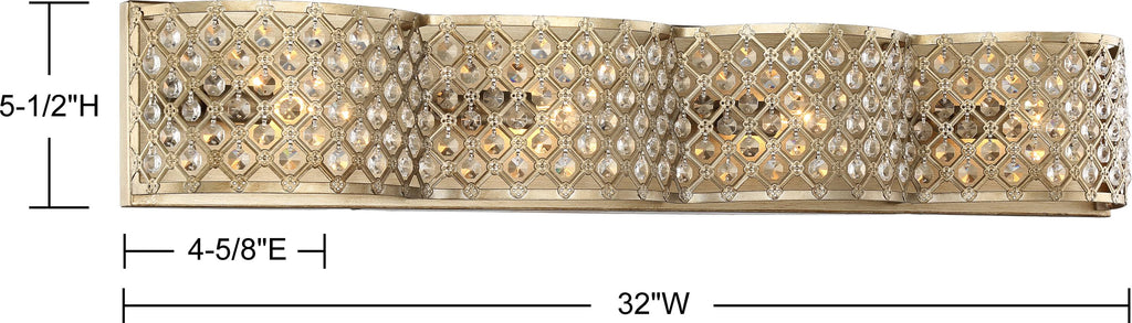 4 Light Bath Bar D689409