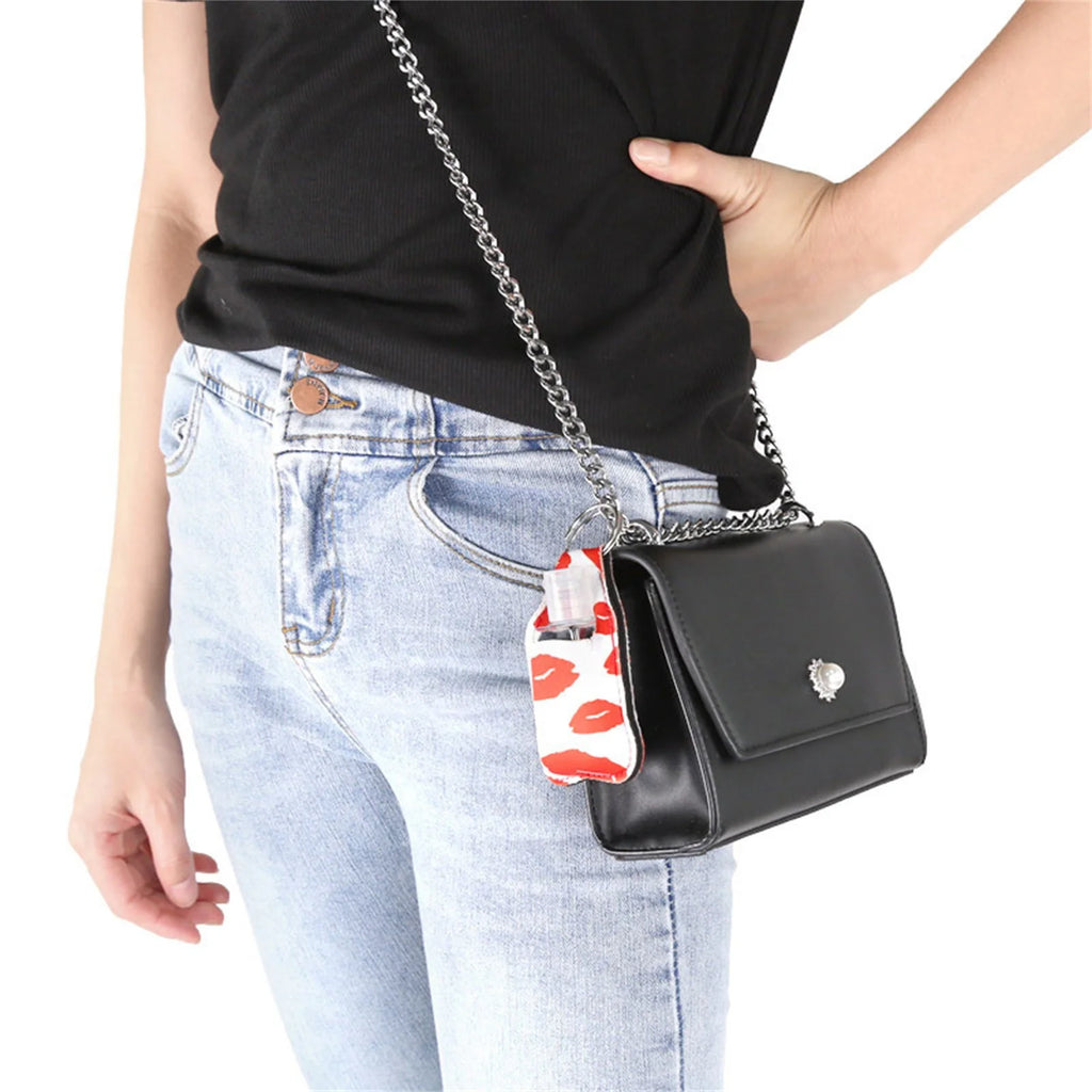 Lipstick Holder Keychains With Metal Clip S33064
