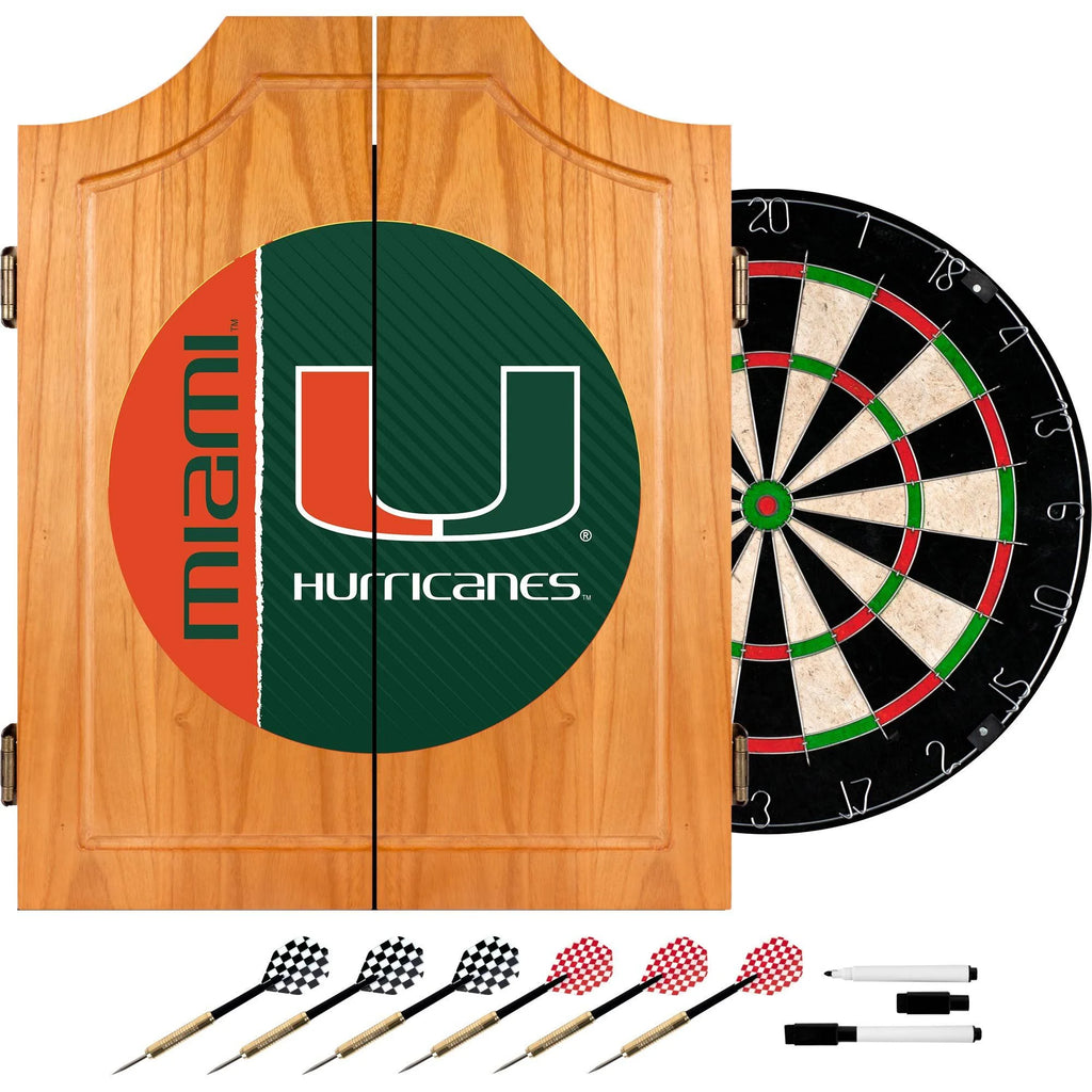 Wood Dart Cabinet Set T9829