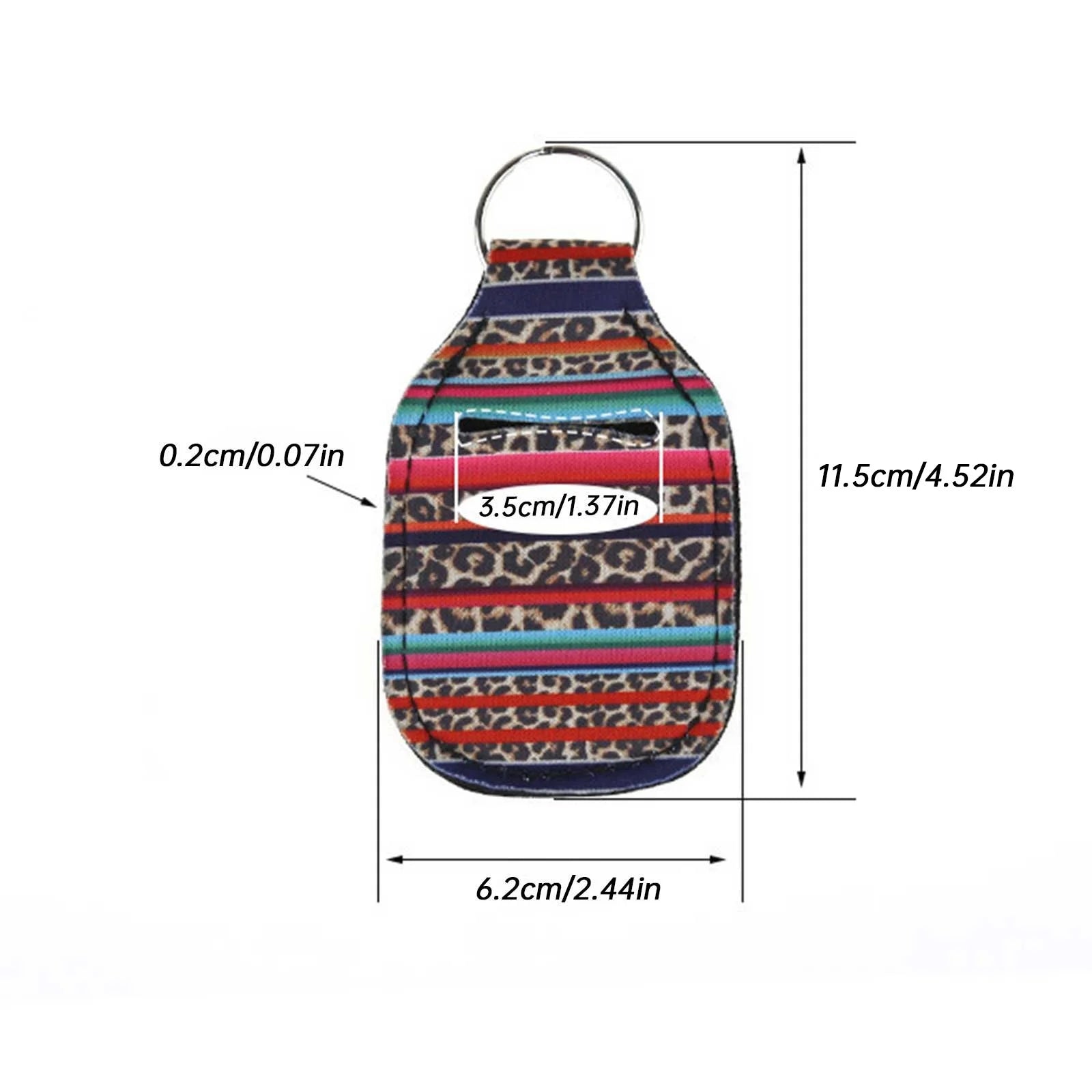 Lipstick Holder Keychains With Metal Clip S33064