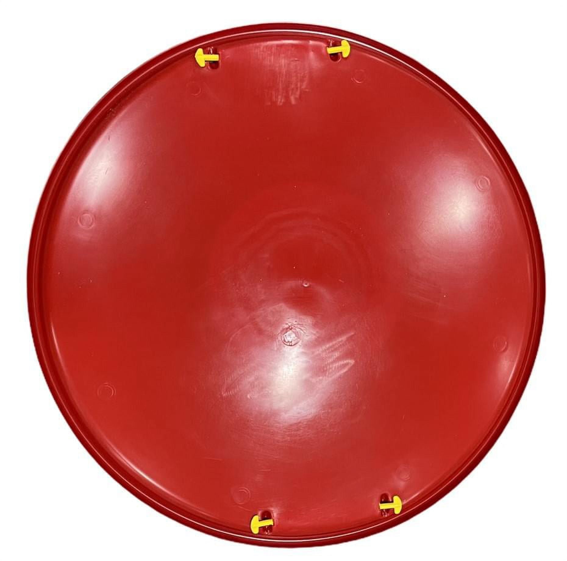 Red 28 Inch Round Snow Sled Y196739