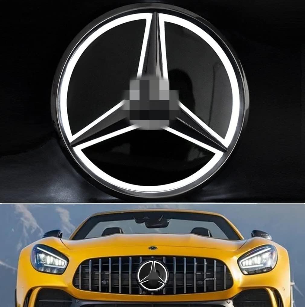 Front Grille Star Emblem LED Logo, Pack of 2 A48501
