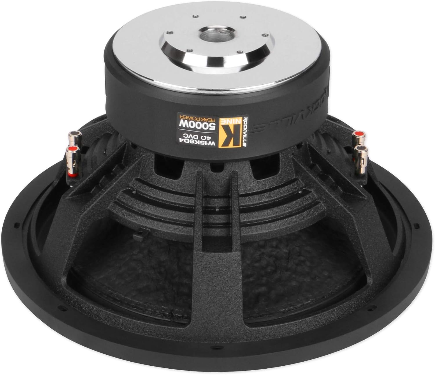 15" 5000 Watt Car Audio Subwoofer with Sealed Sub Box Enclosure K219