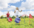 Giant Kick Croquet Game Set with Inflatable Croquet Balls, Wickets & Finish Flags U893754