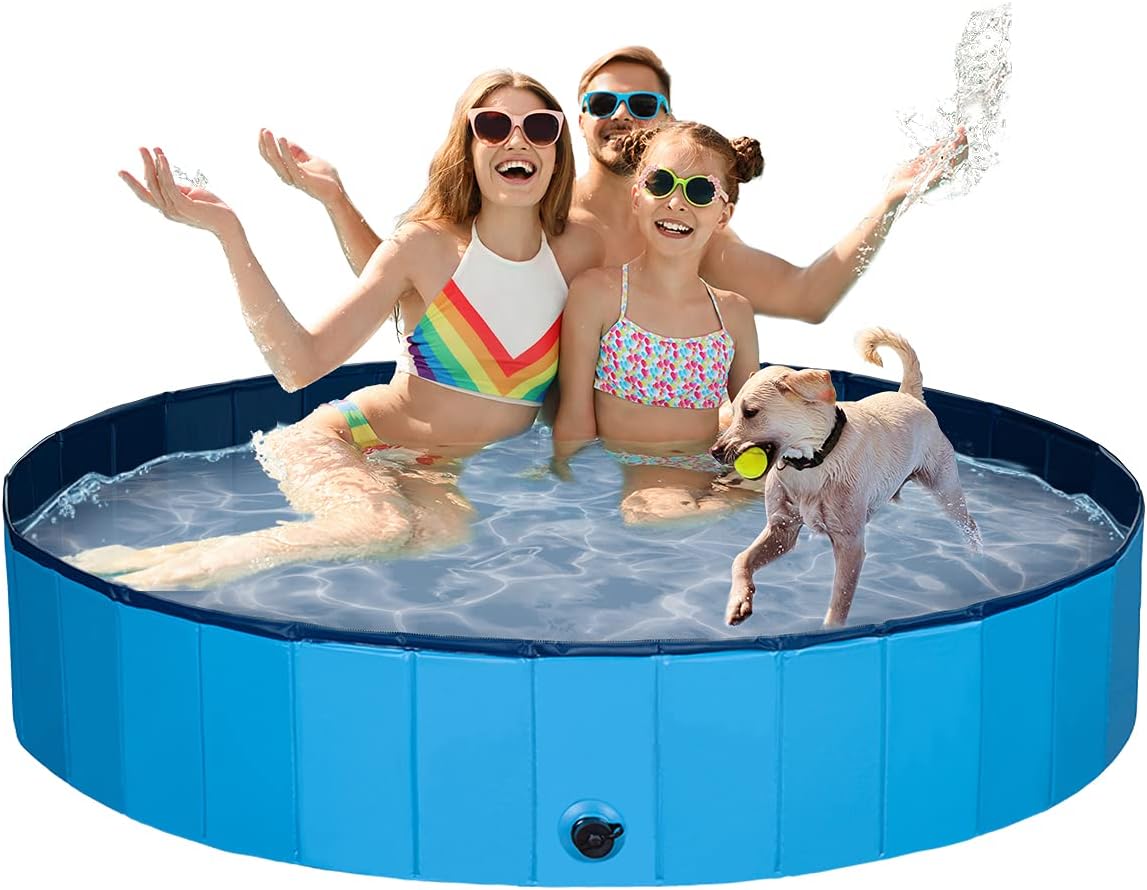 Foldable Dog Pet Swimming Pool of Hard PVC Plastic F96260