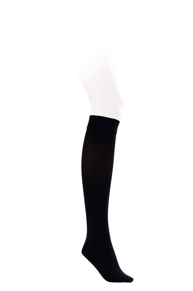 Opaque 20-30 mmHg L-Full Calf Black Knee High Q232