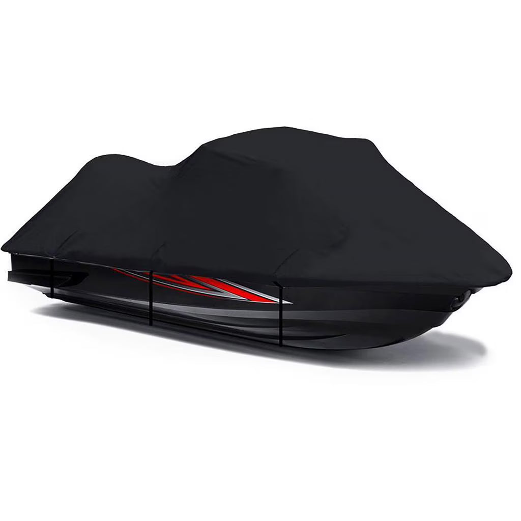 Black 600 Denier JetSki Cover K3823