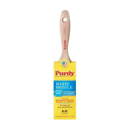 Flat Trim Sprig Brush with White Bristle, 2 inch, Case of 6 H58653