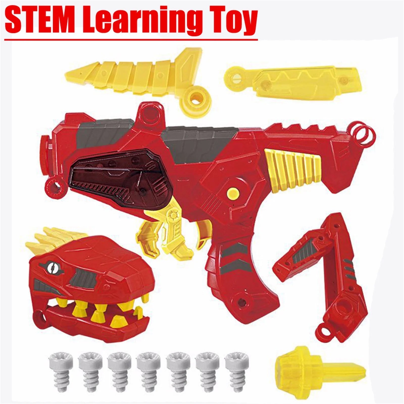 Transforming Dinosaur Toy Lights Sound 3 in 1 Charge Morpher Toy C6841
