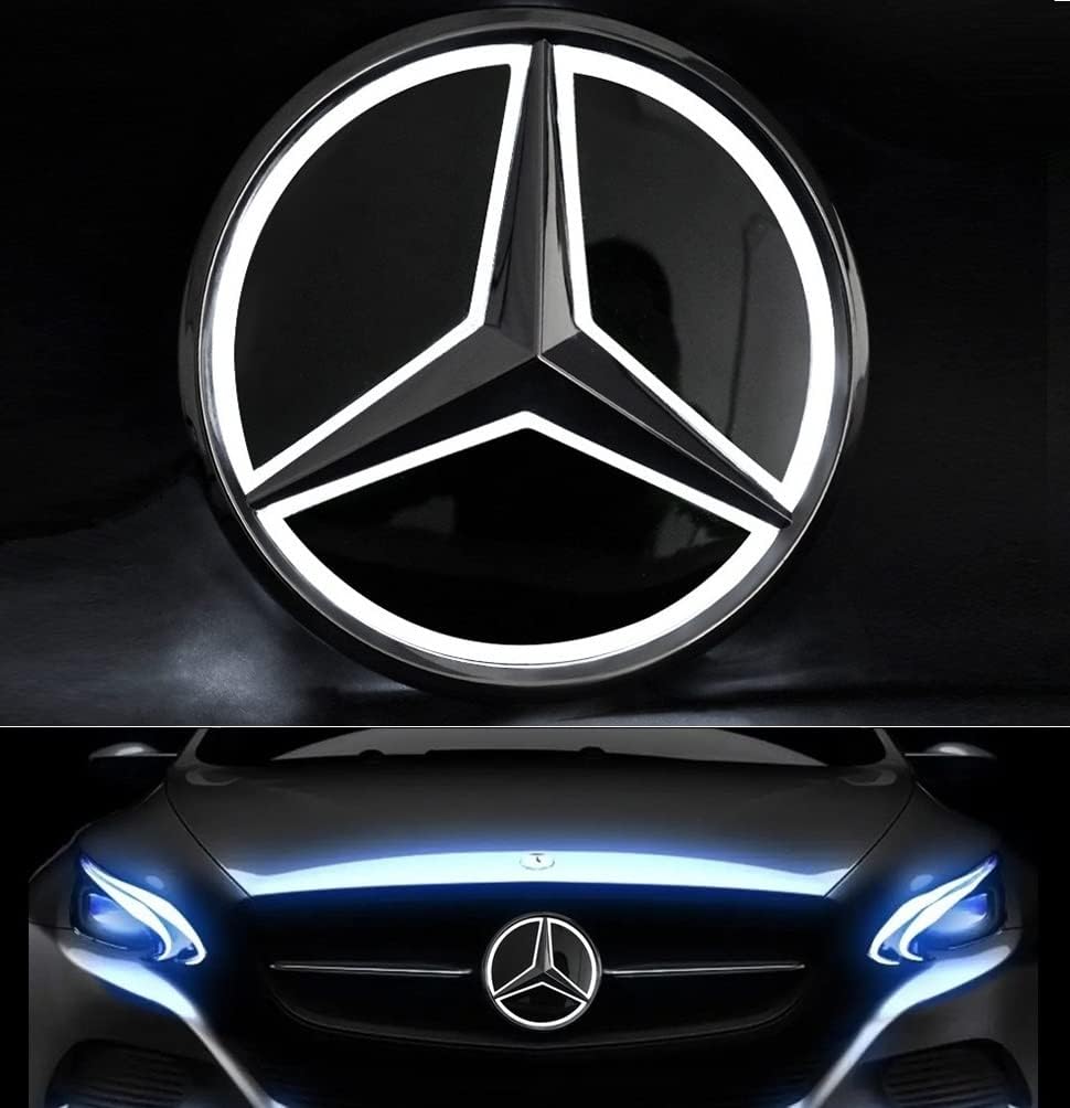 Front Grille Star Emblem LED Logo, Pack of 2 A48501