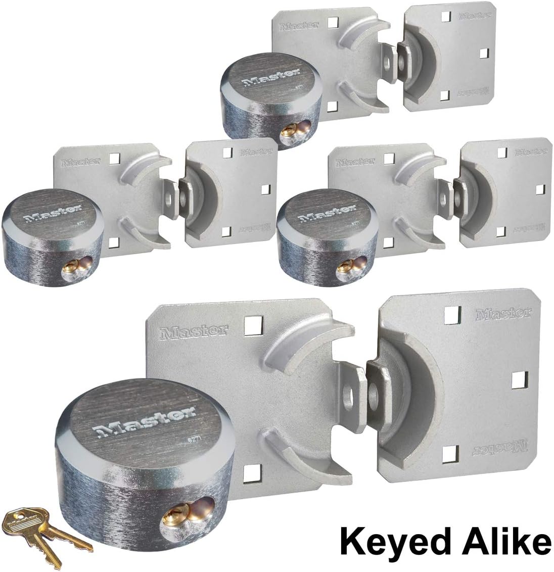 Hasp/Hidden Shackle Keyed Alike Padlocks D7700