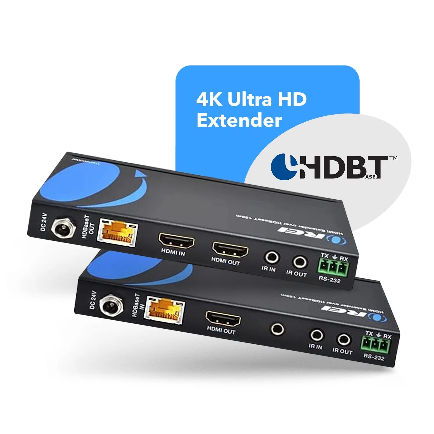 4K UltraHD Extender over HDBaseT Balun 18Gbps Over CAT 5/6/7 Ethernet Cable B730
