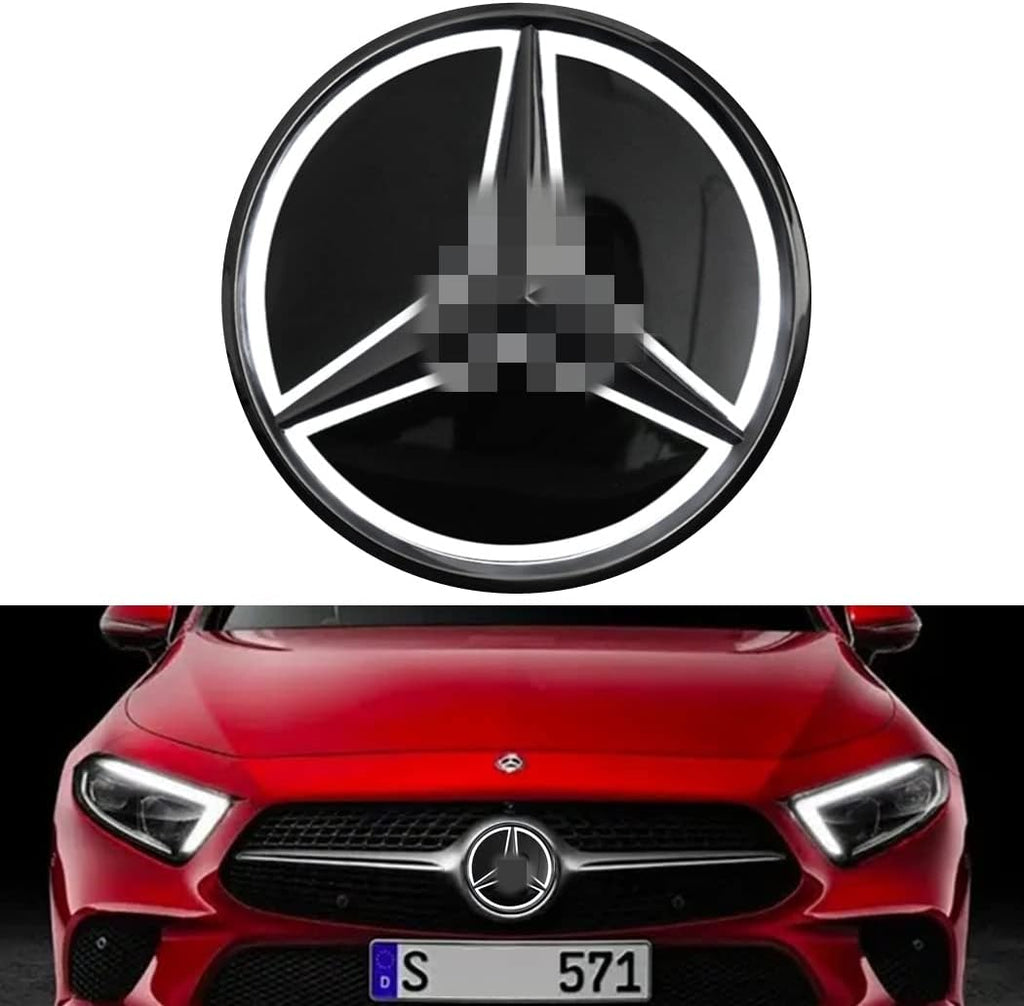 Front Grille Star Emblem LED Logo, Pack of 2 A48501
