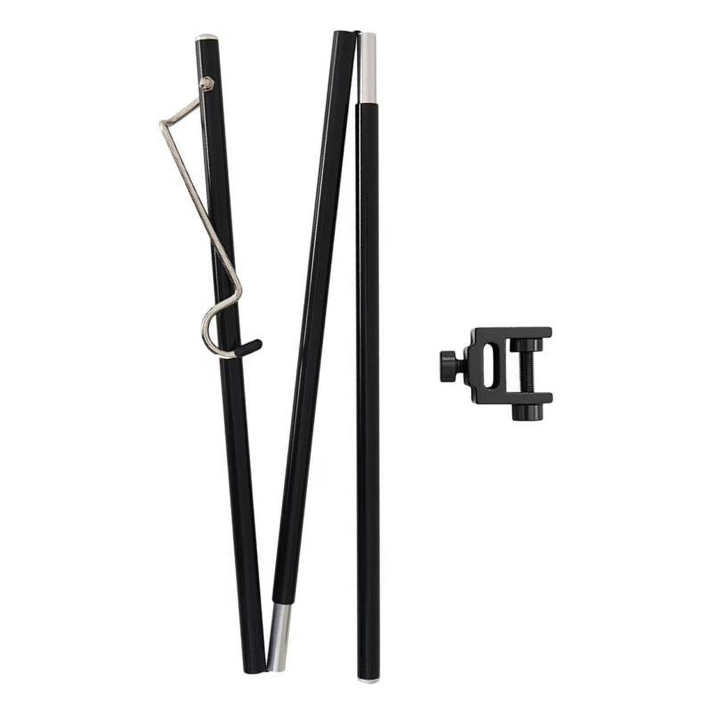 Black Folding Adjustable Camping Lamp Pole E252866