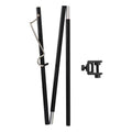 Black Folding Adjustable Camping Lamp Pole E252866