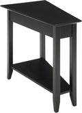 White Wedge End Table U89489