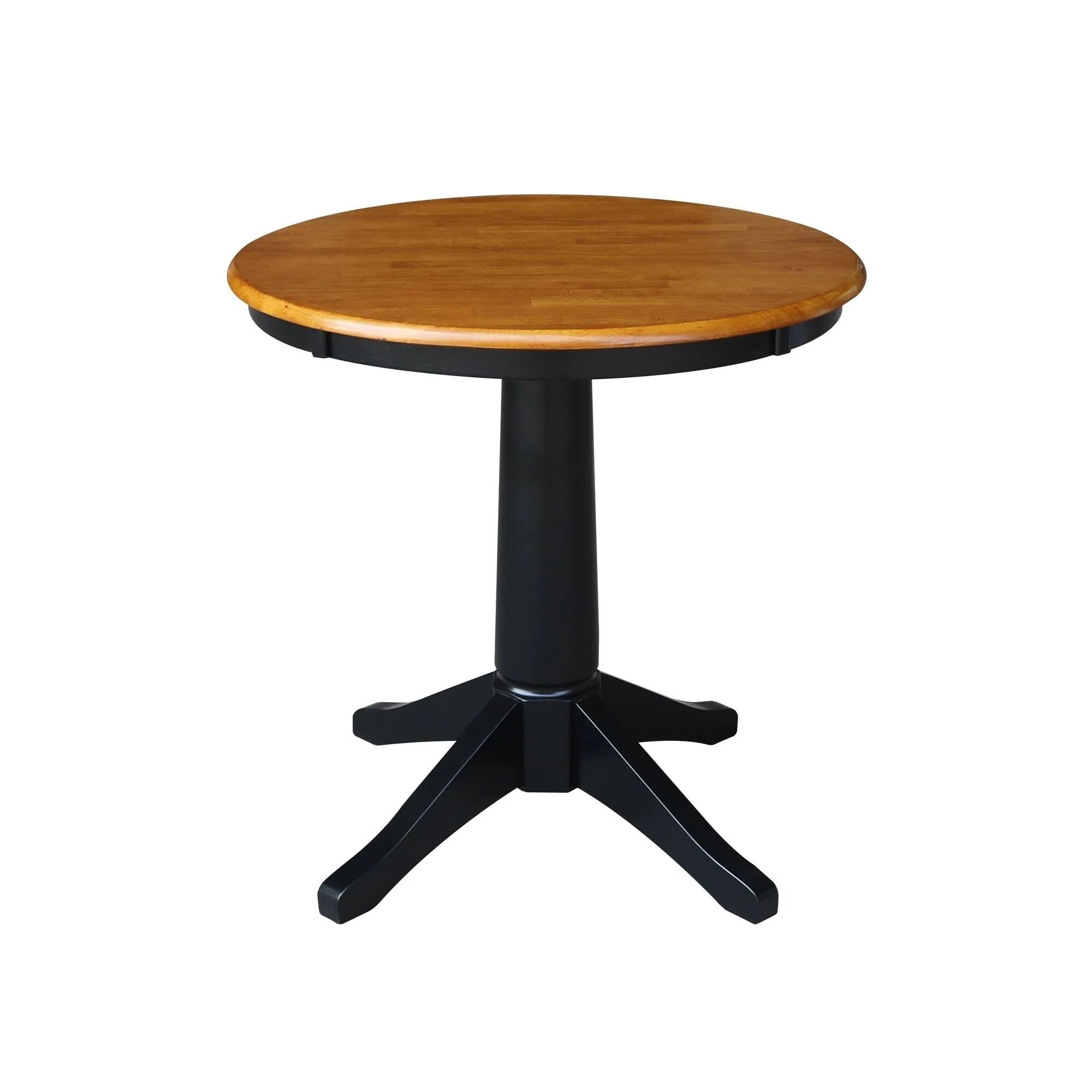 Cherry Round Pedestal Bar Table N59182