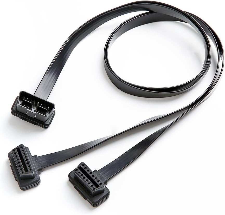 OBD2 16 Pin Splitter Extension Cable Adapter 10 Pack X2008