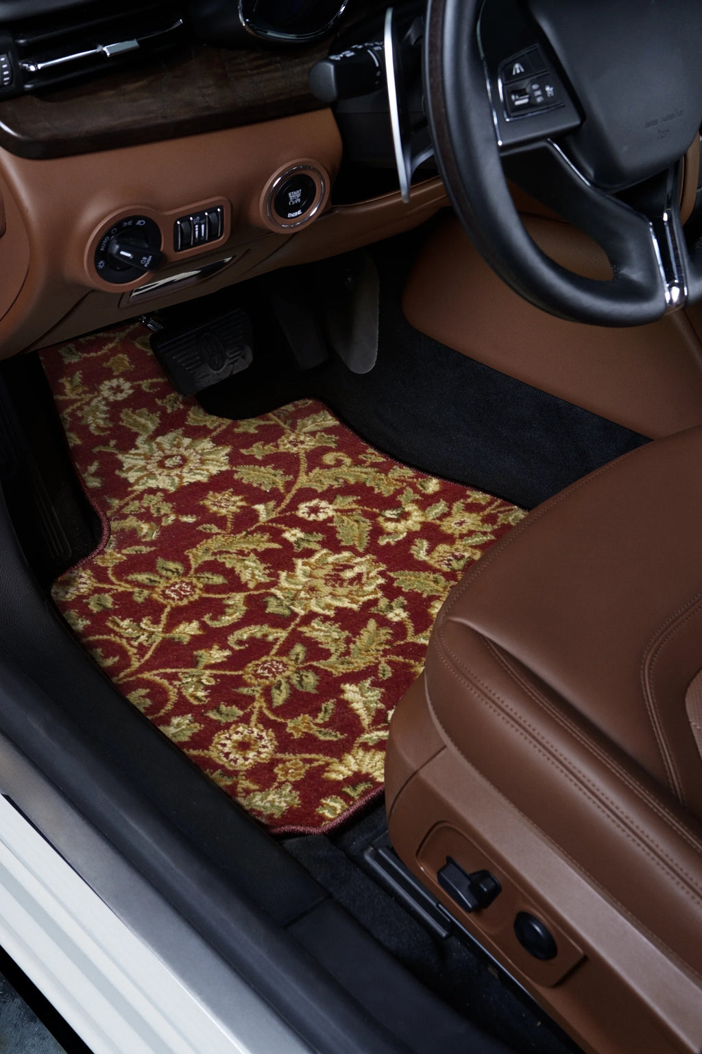 Red Oriental Car Mats L248