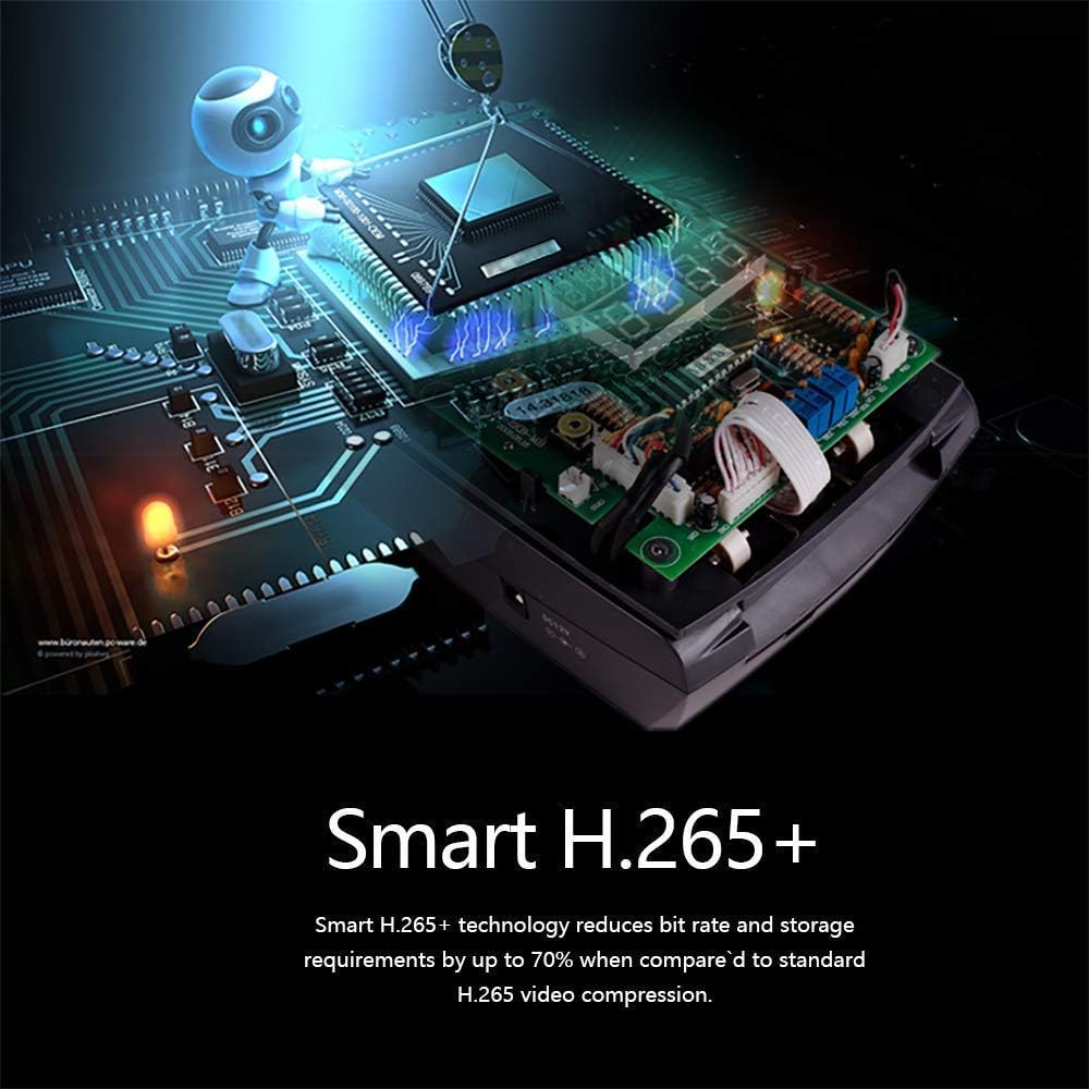 4K PoE Security IP Camera 8MP Bullet Onvif IR Night Vision Weatherproof 2.8mm Lens H48513