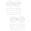 100 pcs Clear Plastic Fillable Balls C316
