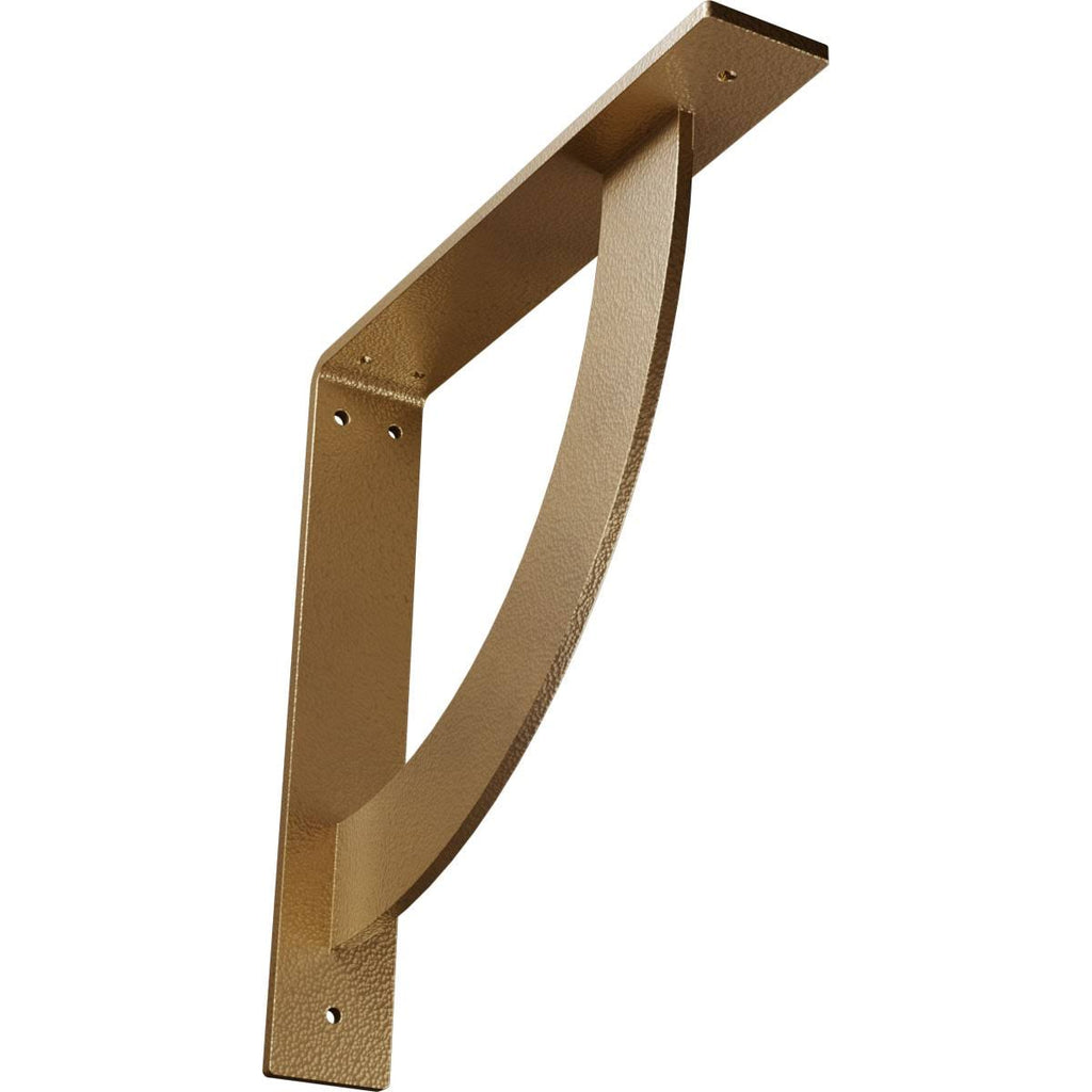 Hammered Gold Steel Bracket B7695
