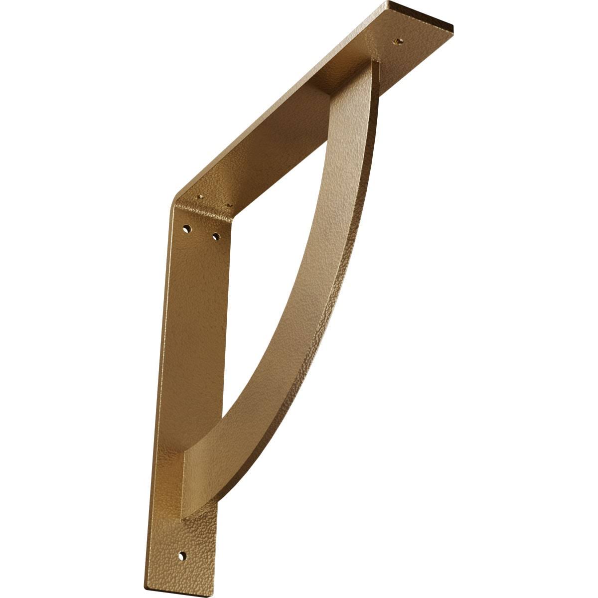 Hammered Gold Steel Bracket B7695