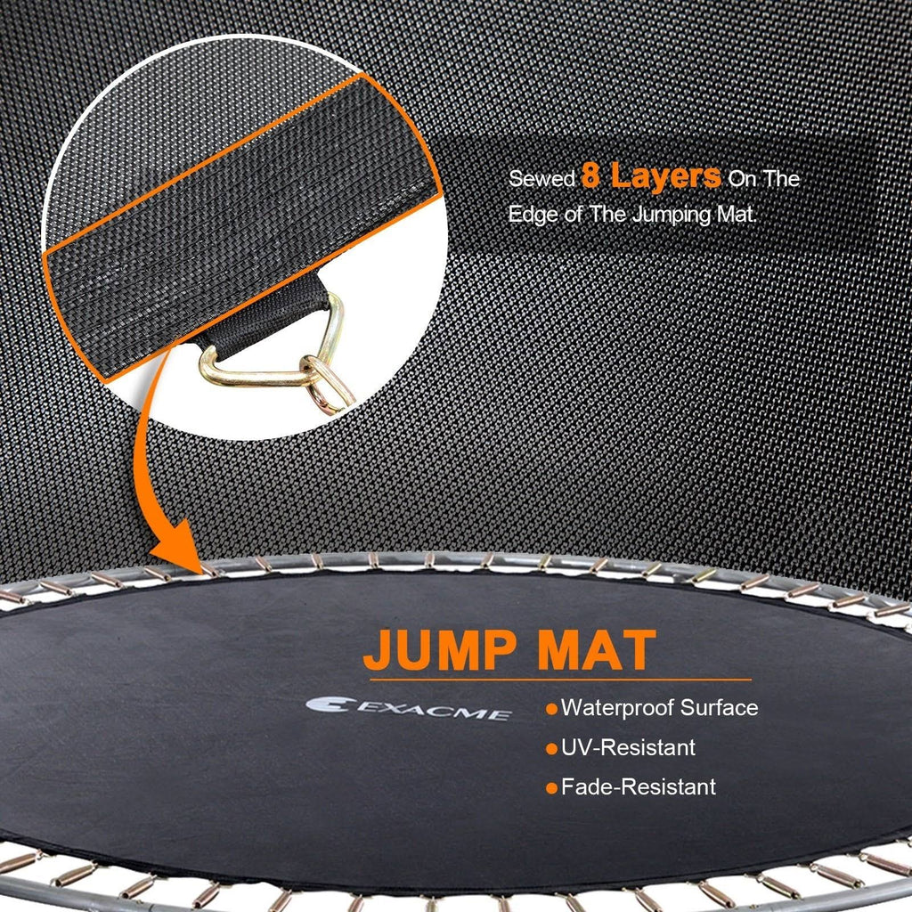13ft Round Trampoline with Basketball Hoop Safety Enclosure Pad Ladder J79079