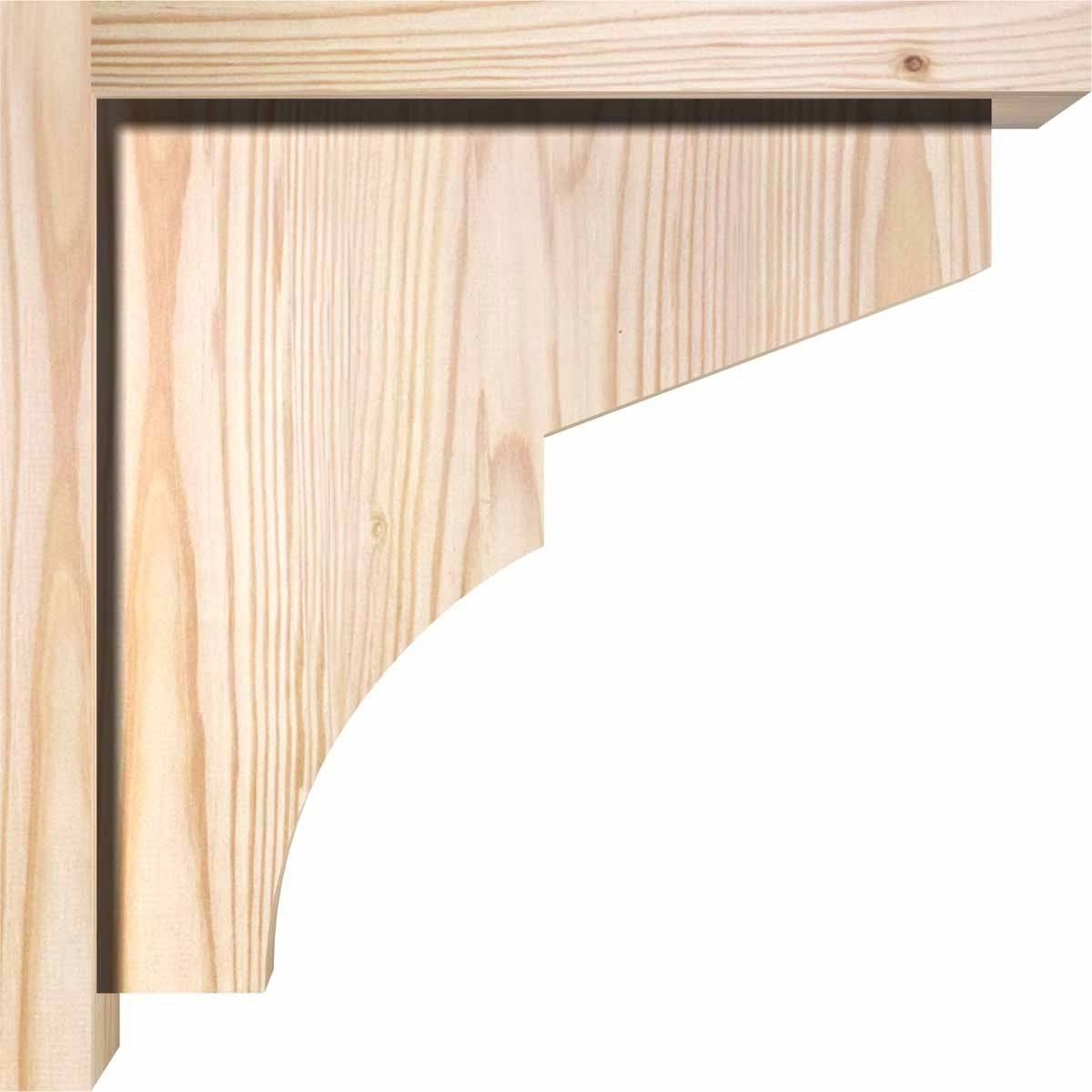 Monterey Smooth Corbel with Backplate, Douglas Fir J430492