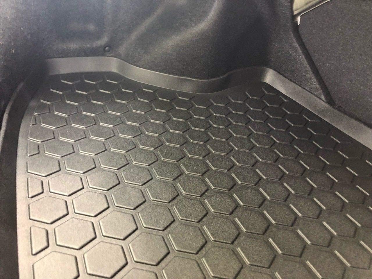 Heavy Duty Waterproof Black Cargo Liner Trunk Mat Pack of 2 N1528
