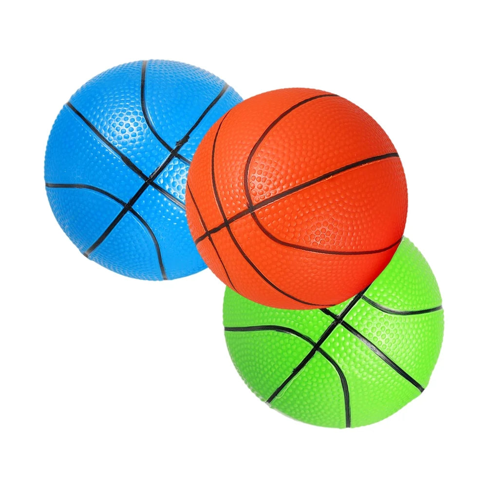 Mini Rubber Rainbow Bouncing Basketball Toy H4077