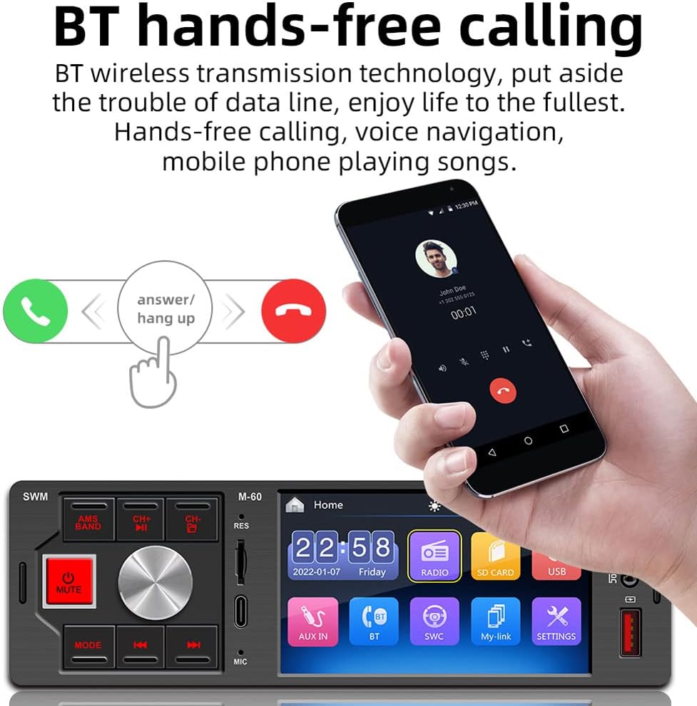 4 Inch Dual USB Car FM Radio MP5 Player Pack of 2 F25190