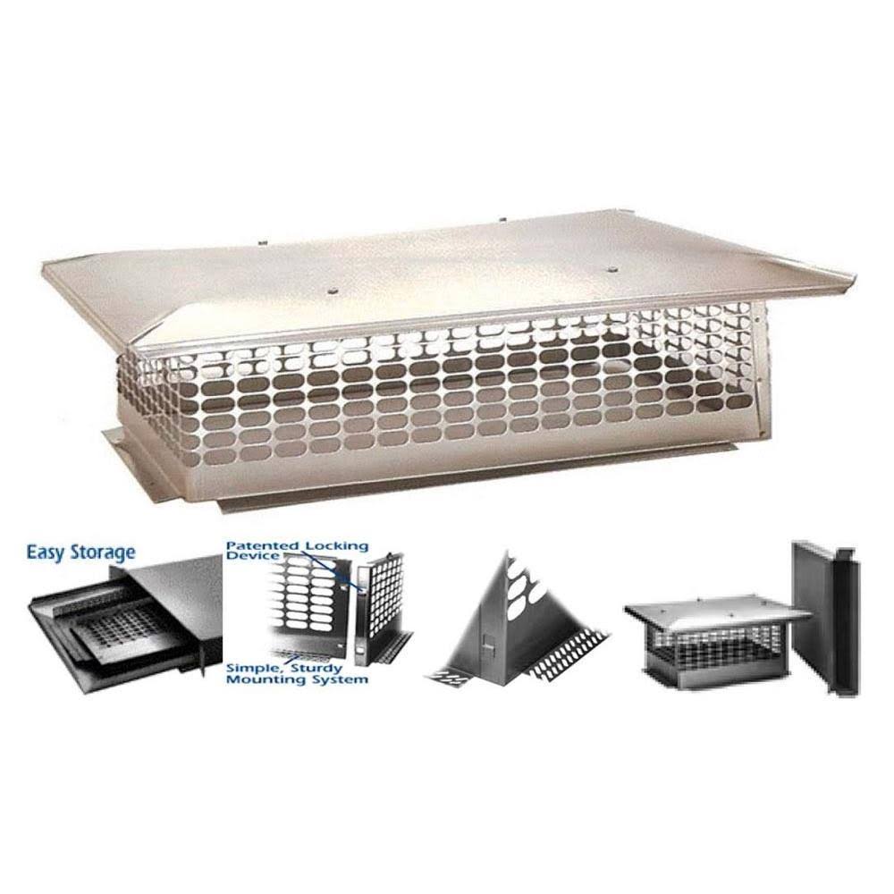 23-Inch x 41-Inch Stainless Steel Chimney Cap B787932